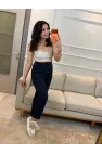 Lucka Pileli Şalvar Model Pantolon