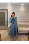 Mrka Muadil Denim Ceket Etek Takım