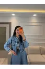 Mrka Muadil Denim Ceket Etek Takım