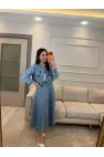 Mrka Muadil Denim Ceket Etek Takım