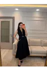 Muadil Fermuar Detaylı Elbise
