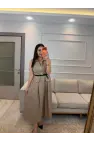Muadil Fermuar Detaylı Elbise