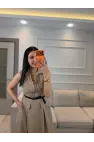 Muadil Fermuar Detaylı Elbise