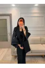 Double Kol Tasarım Blazer Ceket Pantolon Takım