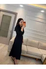 Lia Kemer Detaylı Elbise