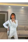 Jesica Fularlı Gömlek