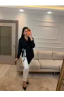 Jesica Fularlı Gömlek
