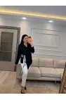 Jesica Fularlı Gömlek