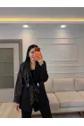 Premium Şal Detaylı Ceket Pantolon Takım