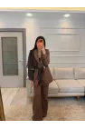 Premium Şal Detaylı Ceket Pantolon Takım