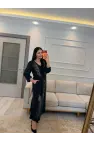 Taş Detaylı Tasarım Elbise