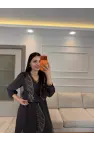 Taş Detaylı Tasarım Elbise