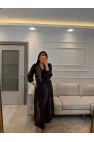 Taş Detaylı Tasarım Elbise
