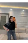 Benito Ön Arka Nakış T-Shirt
