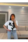 İpkyl Üç Boyutlu Çiçek T-Shirt