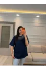 Mairin Yaka Taşlı T-Shirt