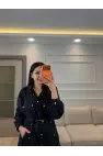 Zımba Ve Kemer Detaylı Elbise