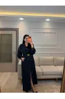 Zımba Ve Kemer Detaylı Elbise