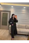 Zımba Ve Kemer Detaylı Elbise