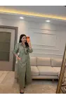 Zımba Ve Kemer Detaylı Elbise