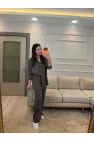 Tensel Sıra Taşlı İkili Takım