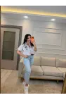 İpkyl Çizgili Paraşüt Detaylı Gömlek