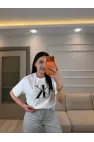 Ck Büyük Taşlı T-Shirt