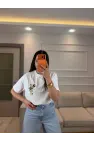 Orj Zra Taş Detaylı T-Shirt