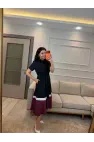 Tasarım Bloklu Elbise