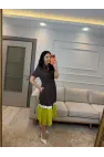 Tasarım Bloklu Elbise