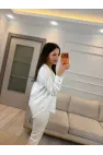 Sedef Düğmeli Saten Gömlek
