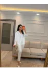 Sedef Düğmeli Saten Gömlek