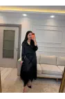 Saten Çapraz Dantel Etek