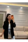 Petek Yıldız Aksesuarlı Salaş Gömlek