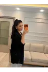 Petek Yıldız Aksesuarlı Salaş Gömlek