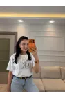 Ck Kare Taş T-Shirt
