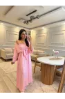 Bolerolu İp Askılı Elbise