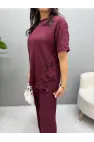 Yanı Nakışlı Modal Takım