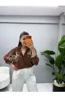 Vancex Boncuk Çiçek Detaylı Gömlek