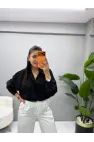 Nives Boncuk İşlemeli Gömlek