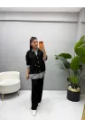 Gömlek Garnili Modal İkili Takım
