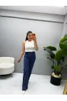 Hermione Çapraz Taşlı Palazzo Jean