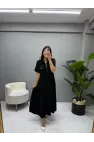 Glamorus Fermuarlı Keten Elbise