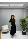 Glamorus Fermuarlı Keten Elbise