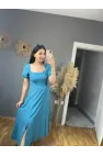 Brasnisc Yırtmaçlı Ayrobin Elbise