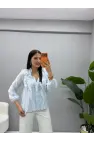 Premium Fırfırlı Tensel Bluz