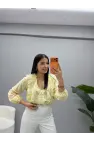 Premium Fırfırlı Tensel Bluz