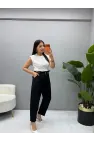 Pera Mrka Model Çiçek Desenli Bluz