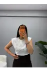 Pera Mrka Model Çiçek Desenli Bluz
