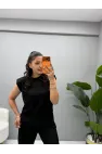 Vatkalı Dantel Detaylı İkili Takım